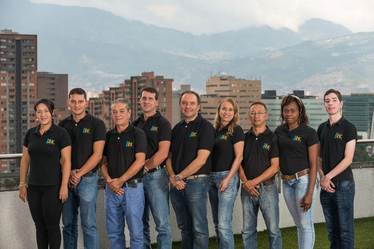 Equipo de trabajo de Biok en Medellín